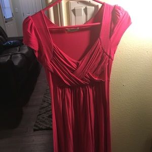 Super cute and comfy pink cotton dress